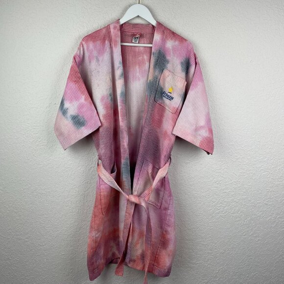 Sola Robe Womens One Size Princess Hotels And Resorts Pink Blue Mid Length - Picture 2 of 10